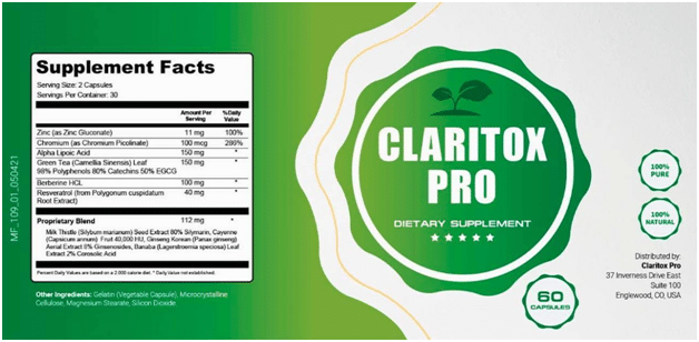 Fitweightlogy _ Claritox Pro Reviews - Claritox Supplement Facts