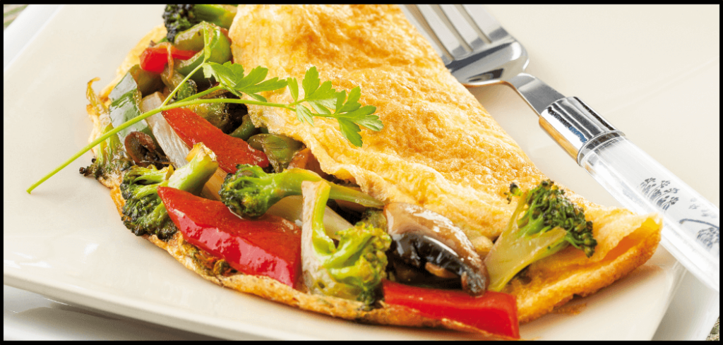 Egg recipes- Heated omelet