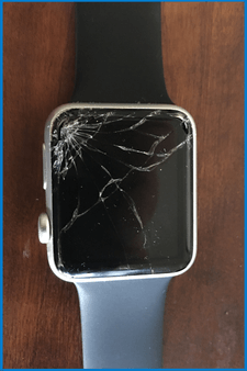 How can fixed my cracked smartwatch screen