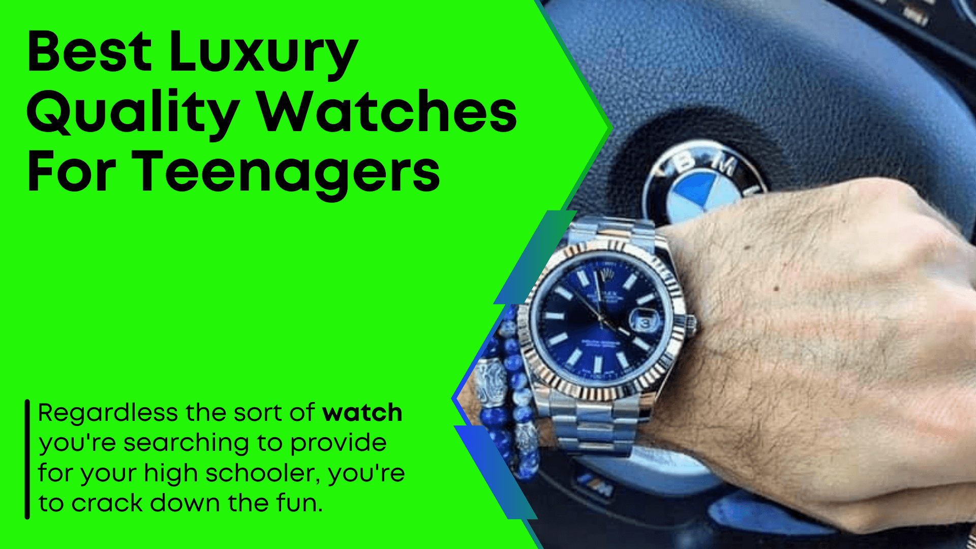 25 Best Luxury Quality Watches For Teenagers