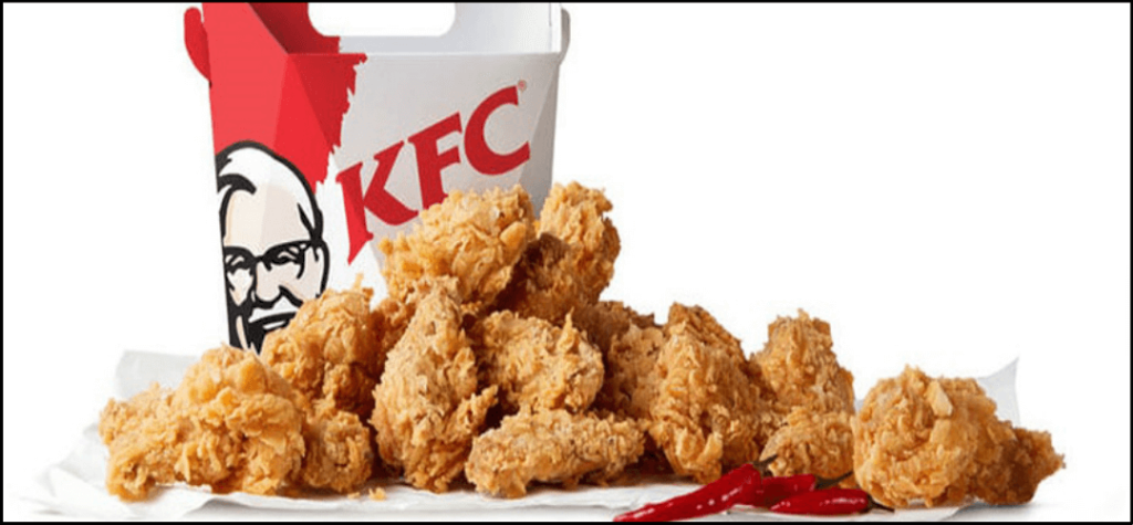 KFC healthy menu choices and nutrition facts