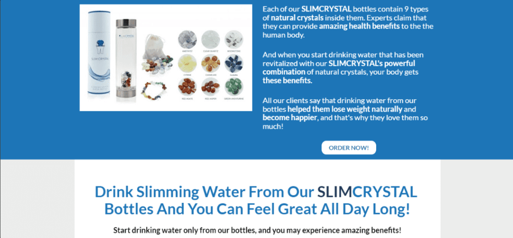 What Is SlimCrystal Water Bottle?