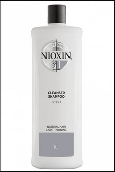 Nioxin System 1 For Natural Hair With Light Thinning Shampoo